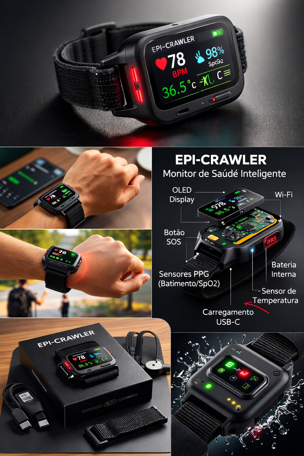 Pulseira Epi-Crawler